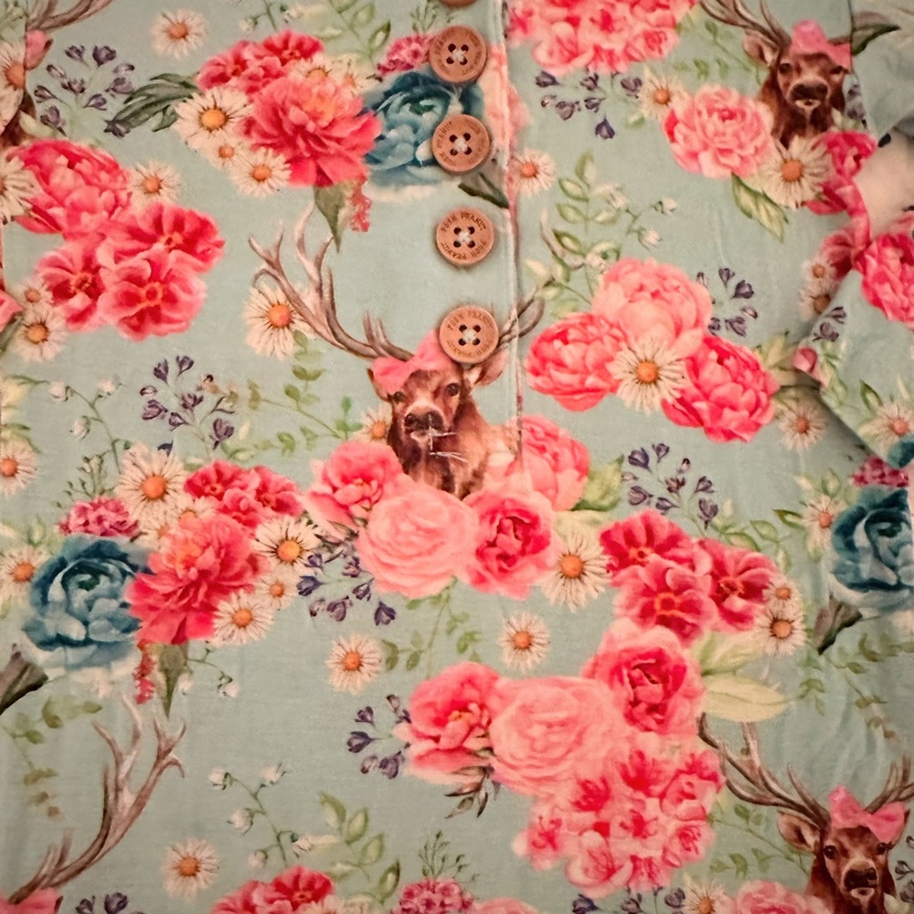 Posh Peanut Deer Romper